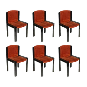 Model 300 Chairs from Pozzi,1965, Set of 6