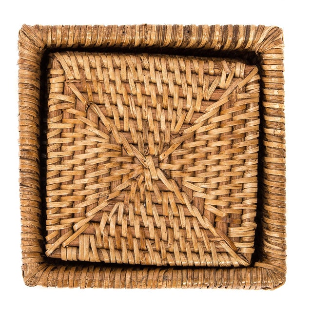 Artifacts Rattan hand woven rattan coasters provide the perfect accent to any table setting with a tight weave, durable...