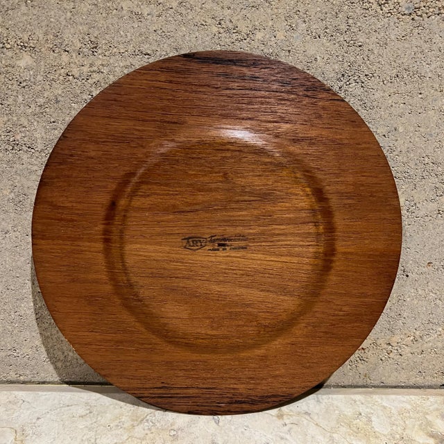 Mid-Century Modern Swedish Teak Wood Serving Tray by Ary, 13-Inch For Sale - Image 4 of 7