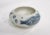 A beautifully handcrafted unique stoneware decorative bowl with ocean blue fish motif and bubbles with the fish swimming...