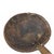 This wooden spoon or scoop crafted by the Tuareg people boasts intricate metal designs characteristic of their artistic...