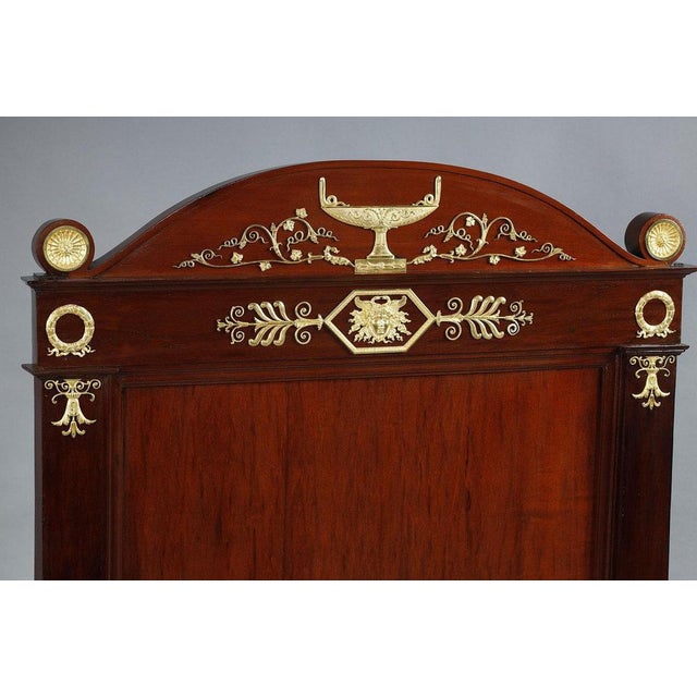 Early 19th Century Empire Mahogany and Gilded Bronzes Bed, 1810s For Sale - Image 5 of 15