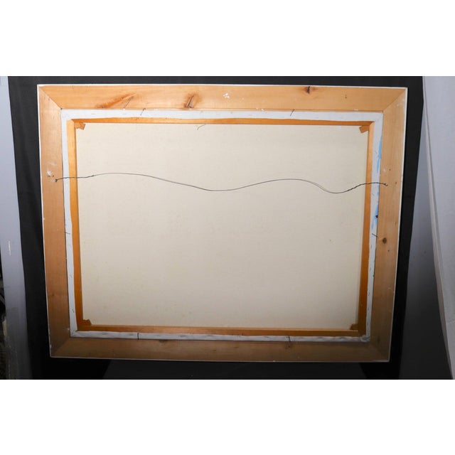 Early 20th Century Paul Boureau Lion Cub Painting on Canvas Signed by the Artist For Sale In New York - Image 6 of 8