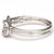 Contemporary 14KW Love Knot Diamond(.32) Ring, size 6.75 For Sale - Image 3 of 5
