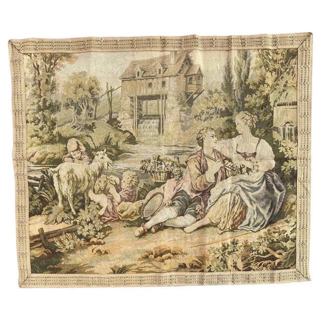 Vintage French Jaquar Tapestry For Sale - Image 15 of 15