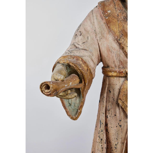 c. 1800, Carved Chinese Figure For Sale - Image 4 of 6