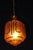 Antique Art Nouveau Flame Glass and Bronze Pendant Light, 1910 For Sale - Image 4 of 18