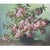 Antique Hand-Painted Still Life Oil on Canvas, Cherry Blossoms by E. Devos in Original Frame A beautifully painted floral...