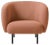Cape Lounge Chair in Fresh Peach by Warm Nordic For Sale