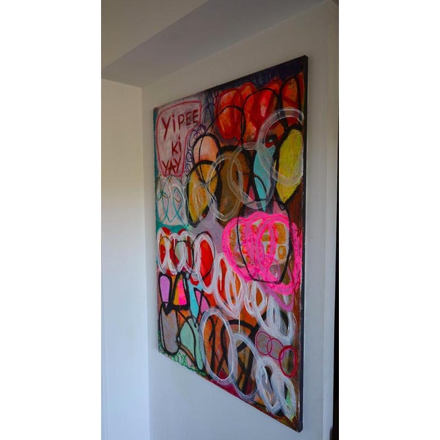 Mr Garcia - YIPEE-KI-YAY Acrylic on canvas 116x73x3cm Unique Year 2025 Signed This piece is attributed to the mentioned...