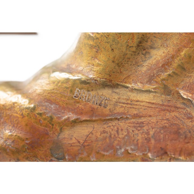 Metal Sculpture by A. Bazzony, 1930s For Sale - Image 7 of 9