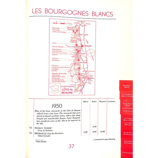 "Jack & Charlie's 21 Wine List" 1954 Kriendler, Maxwell a [Edited By] For Sale - Image 10 of 12
