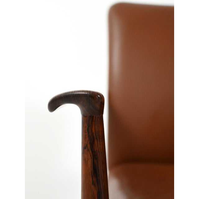 Brown Diplomat Armchairs by Finn Juhl for France & Søn, 1960s, Set of 2 For Sale - Image 8 of 14