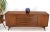 Sculptural Legs Long 9 Drawers Walnut Credenza Dresser with Doors For Sale - Image 10 of 13