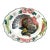 Vintage Italian Majolica Glazed Large Turkey Plater For Sale