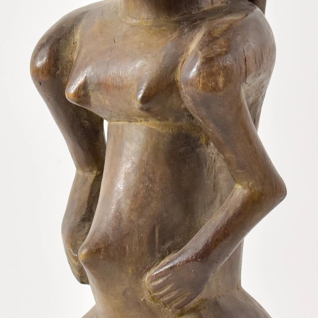 Early 20th Century Tabwa Standing Male on Custom Base For Sale - Image 4 of 9