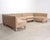 Hollywood Regency Bespoke Tufted Velvet 4-Piece Banquette Sectional Sofa 12 Ft For Sale - Image 3 of 18