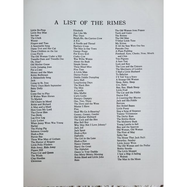 American The Original Mother Goose Book, 1992 For Sale - Image 3 of 13