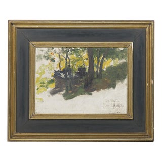 Jose Malhoa, Landscape, Oil on Canvas For Sale