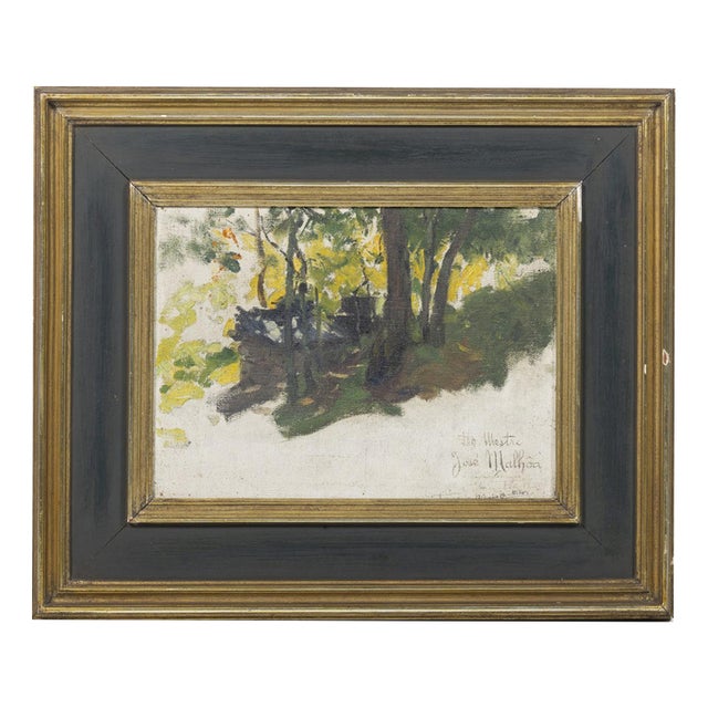 Jose Malhoa, Landscape, Oil on Canvas For Sale