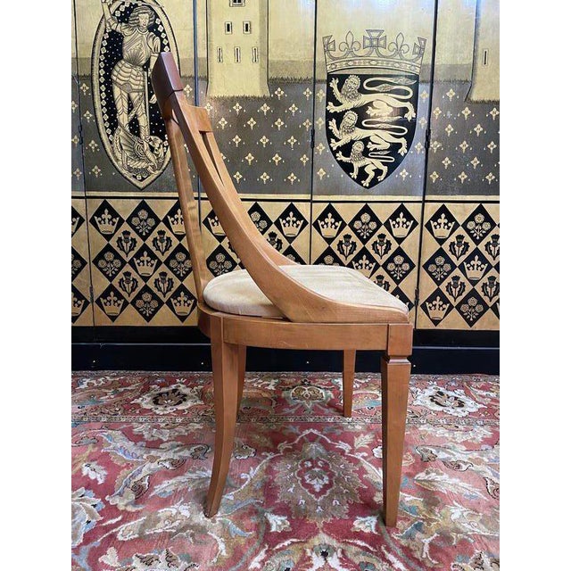 Beige Empire Style Gondola Chairs, Set of 6 For Sale - Image 8 of 10