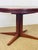 Scandinavian Walnut Round Extendable Dining Table, 1960s For Sale - Image 6 of 13
