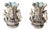 Figural Majolica Tree Trunk Vases by Villeroy & Boch, Germany, 1890, Set of 2 For Sale