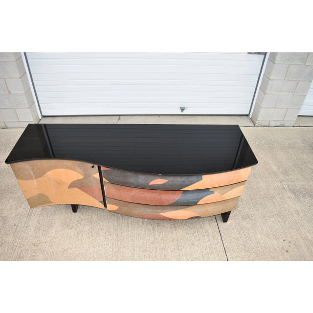 1980s Vintage Carlo Malnati Colorful Italian Credenza For Sale - Image 4 of 13