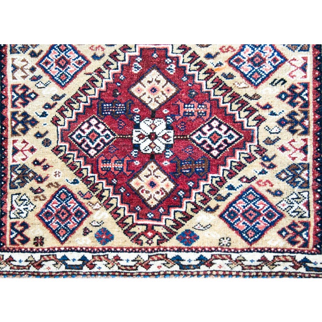 Tribal Early 20th Century Persian Afshar Rug For Sale - Image 3 of 10