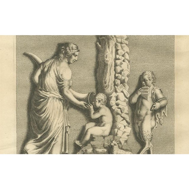 After Bernard de Montfaucon, Bellori Roman Relief with Children and Animals, 1721, Engraving For Sale - Image 3 of 10