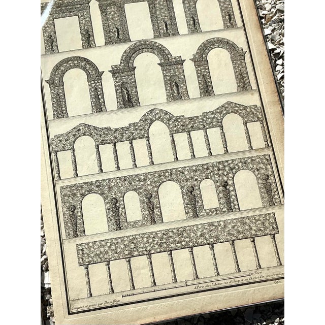 Vintage Boho Italian Architectural Arches Original Prints - Set of 2 For Sale - Image 11 of 12
