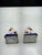 White Pair of Rare Ceramic Small Cat Figurines For Sale - Image 8 of 8