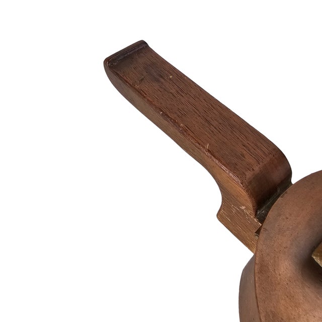 Wood Revere Copper Silent Butler Crumb Catcher W/ Wood Handle For Sale - Image 7 of 10