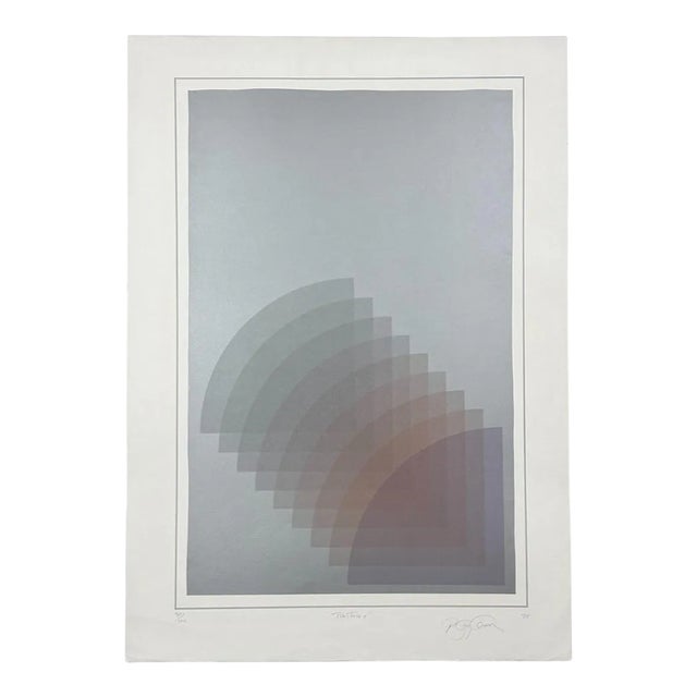 Anthony Benjamin (1931-2002) - Postmodernist ‘Tantrax’ 10 Layer Silkscreen, Signed (1978, Wove Paper) For Sale