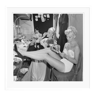 Backstage at La Scala 1948 by Slim Aarons White Framed Fibre-Print For Sale