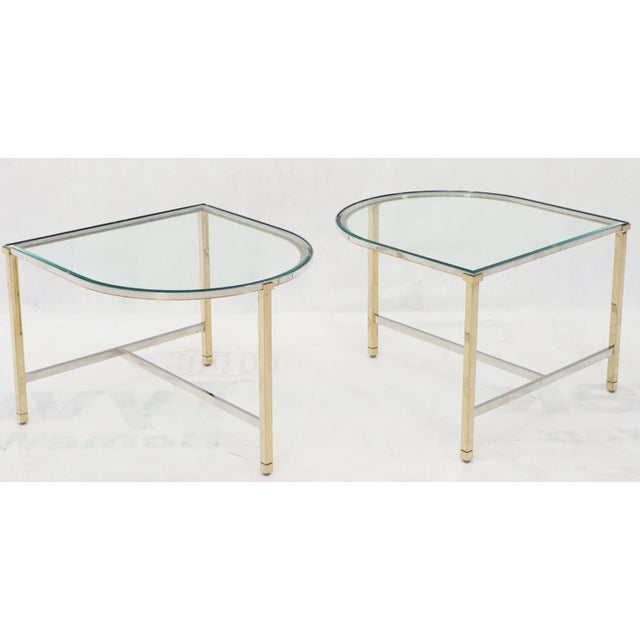 Mid 20th Century Racetrack Oval Shape Two Pieces Coffee Table For Sale - Image 10 of 13