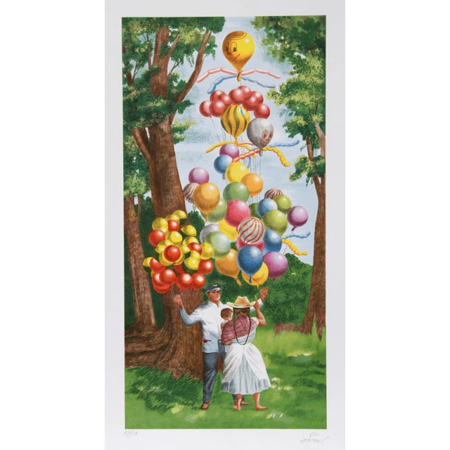 Vic Herman, the Balloon on Top Please, Lithograph For Sale