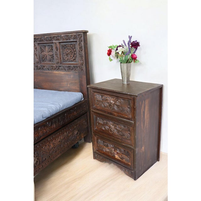 Brown Vintage Single Bed, 1990s For Sale - Image 8 of 18