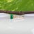 Colombian Emerald Ring With Earth-Mined Diamond Accents: Solid 14k Gold, 5x4mm, Size 6.75 For Sale In Columbus - Image 6 of 9