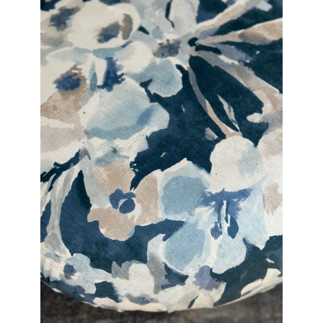 Vintage Ottomans, Reupholstered For Sale In Charleston - Image 6 of 8