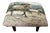 Vintage Signed Tapestry Footstool With Running Horses For Sale