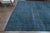 1970s Vintage Persian Handmade Wool Cotton Blue Area Rug For Sale - Image 9 of 11