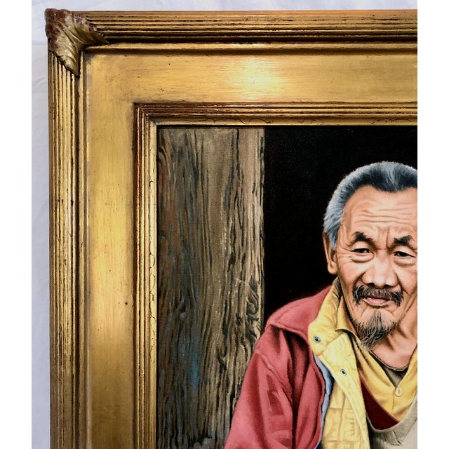 Early 21st Century Portrait of a Nepalese Elder, “The Lama of Thame,” by Dave McNally For Sale - Image 5 of 12