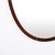 Oval Mirror with Slim Dark Wood Frame, 20th Century For Sale - Image 4 of 8