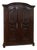 Louis XIII Alsatian Wardrobe in Walnut For Sale