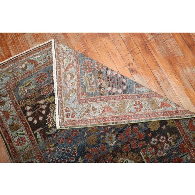 Textile Antique Zabihi Collection Persian Malayer Runner - 3'5" x 13'10" For Sale - Image 7 of 12