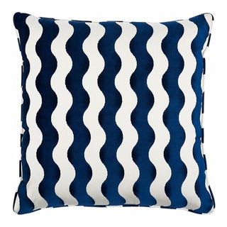 Schumacher The Wave 24" Pillow For Sale