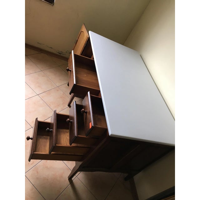 Oak Desk, 1970s For Sale - Image 12 of 13