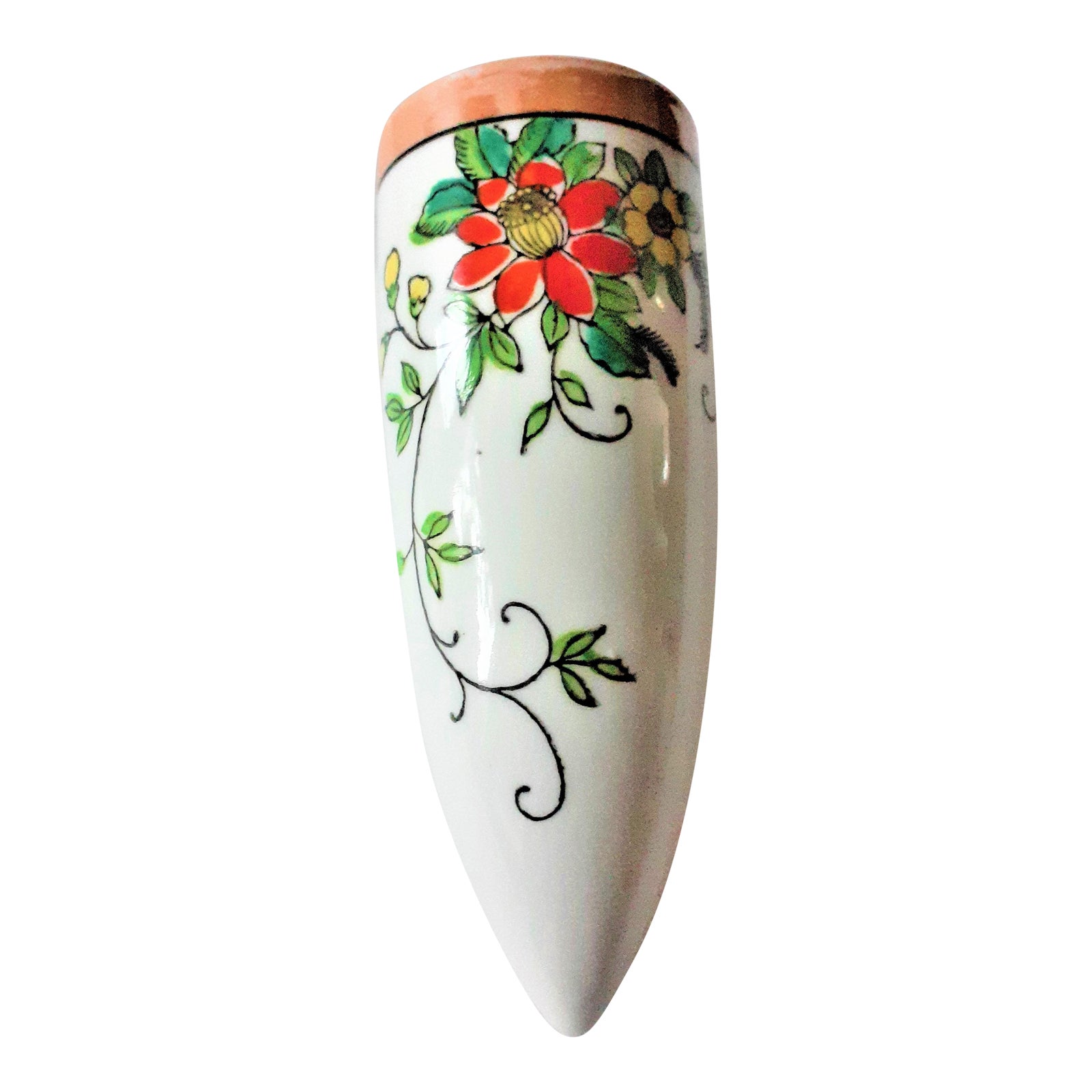 Wall Pocket Vintage Lusterware Wall Pocket Vase Chairish