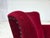 Danish Armchair in Red Velour and Ash, 1970s For Sale - Image 9 of 17